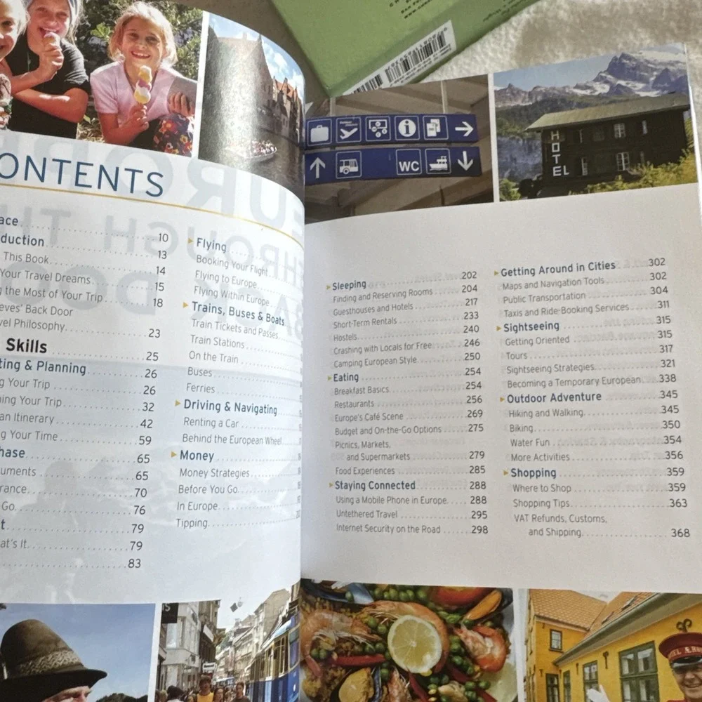 TRAVEL Europe Rick Steves Book & 2 City Walks Cards Rome (New) & Tuscany On Foot
